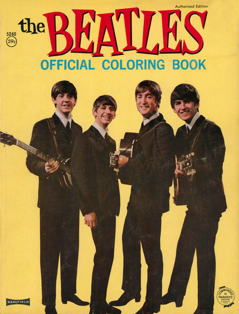 1964 - The Beatles Official Coloring Book by The Saalfield Publishing Company