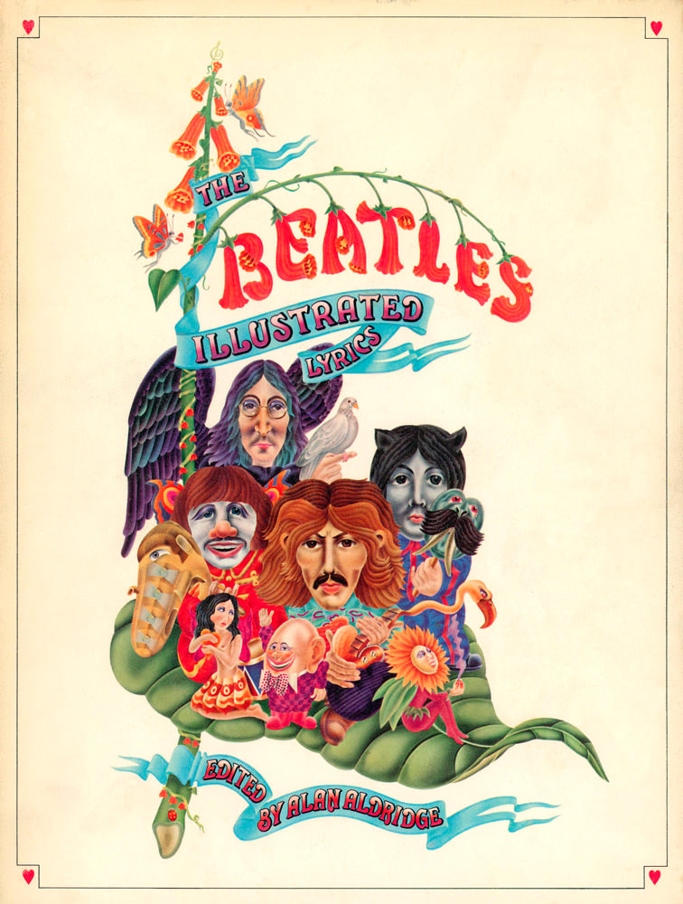 1969 The Beatles Illustrated Lyrics by Alan Aldridge