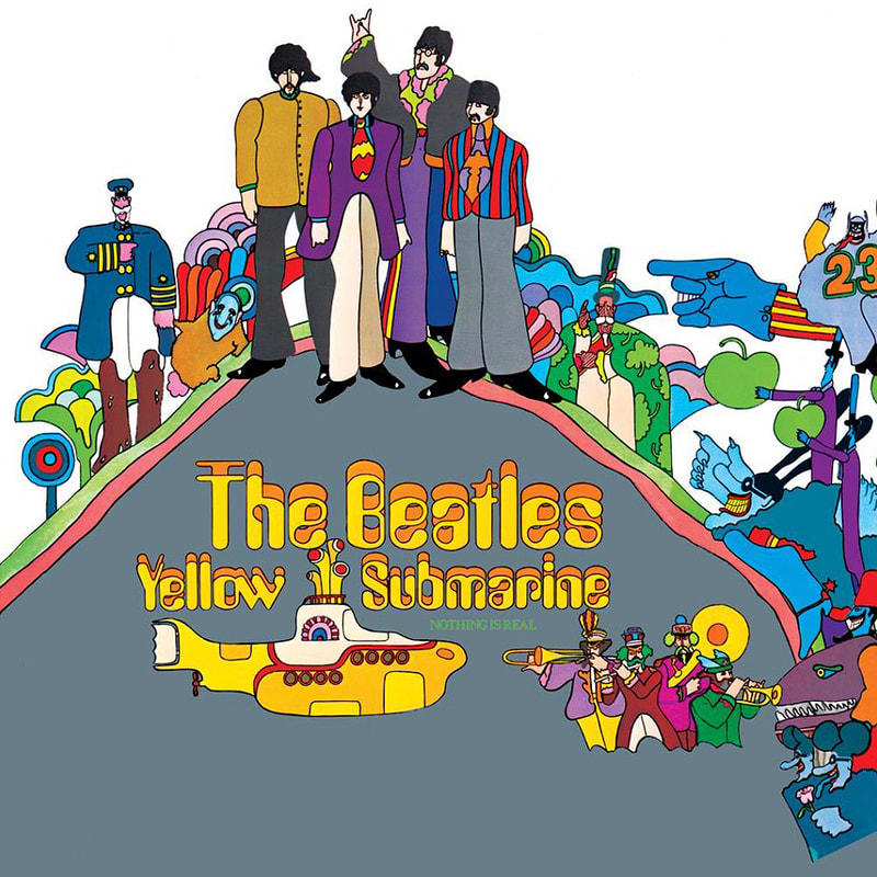 Beatles Yellow Submarine LP. Apple Records.