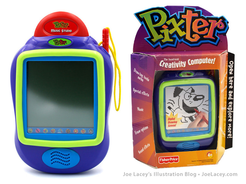 Fisher-Price Mattel 2002 Ovp und Maltafel Pixter Handheld Elektronische Spiel 