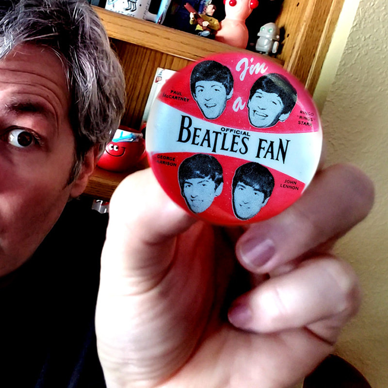 Joe Lacey - I'm a Beatles Fan Button.