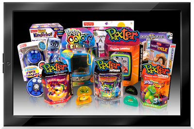 FISHER-PRICE • Digital asset creation, animation and art support for Pixter and digital learning games by Joe Lacey.