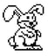 8-bit rabbit artwork