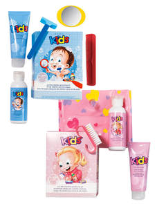 AVON • Just Like Mommy /Just Like Daddy children’s bath products for boys and girls. Package art and character design by illustrator Joe Lacey.