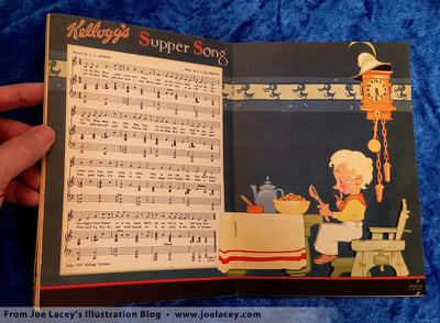"Mother Goose" As Told by Kellogg's Singing Lady - 1933 by illustrator  Vernon Grant.